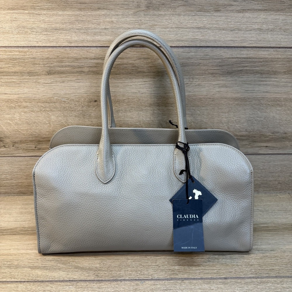 Claudia‎ Firenze Women's NWT Cavallino Tote/Crossbody  - Cappuccino MSRP $398